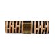 Black and Brown Rattan Cabinet Knobs